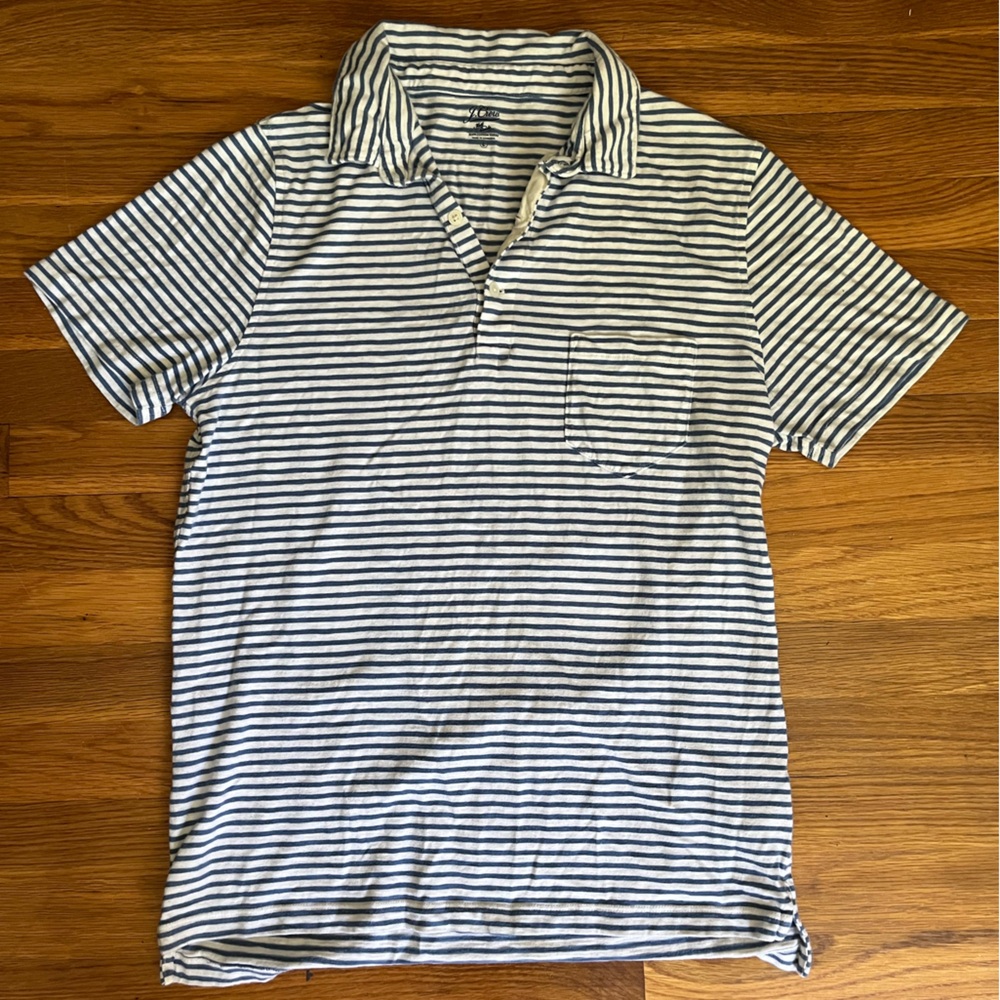 JCrew Striped Polo Shirt